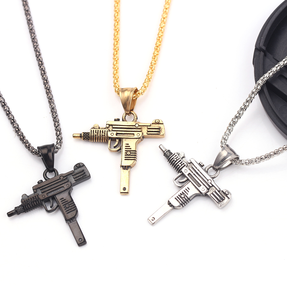 Men'S Fashion Jewelry - Collana con Ciondolo a Forma di