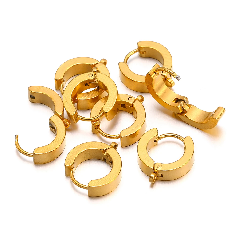 Men'S Fashion Jewelry - 10 pezzi orecchini a cerchio moda