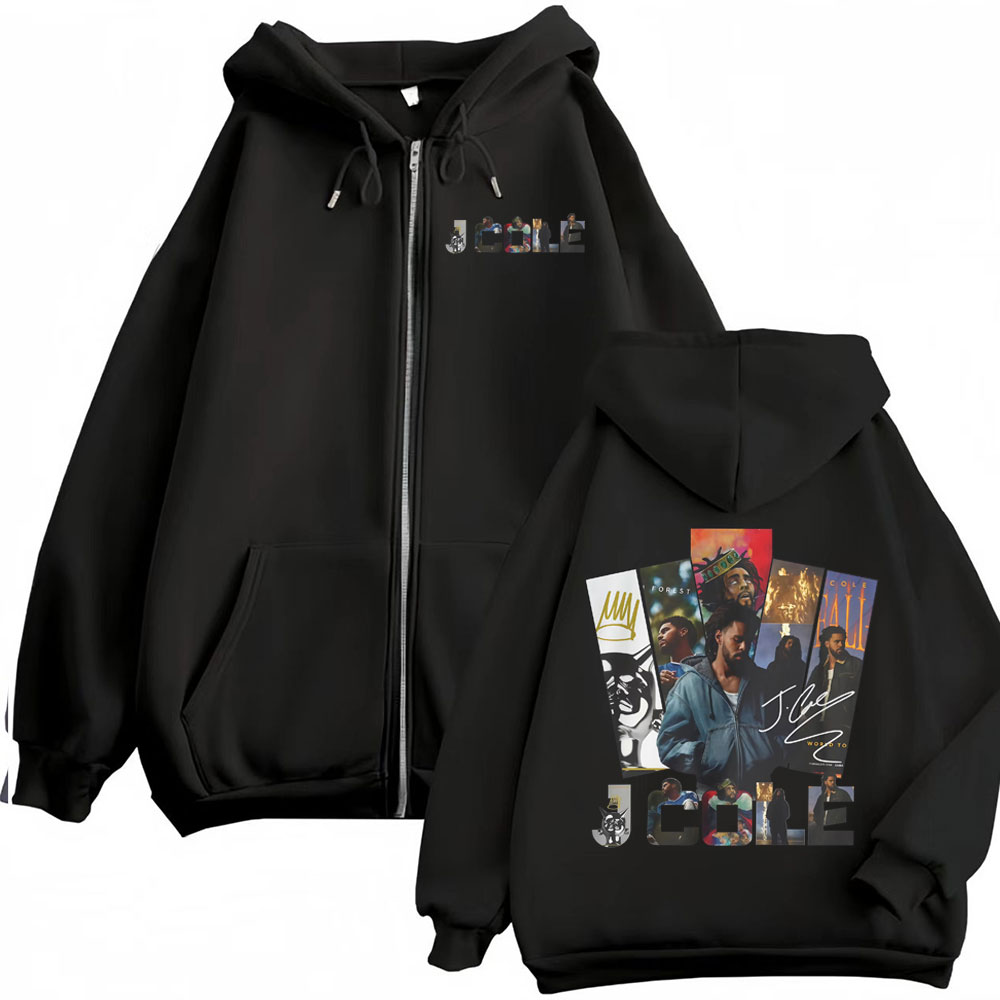 Mens Fashion Zip Up Hoodies - Felpa con Cappuccio con Zip J.