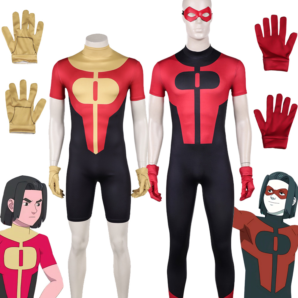 Mens Fashion Jumpsuit - Costume da Cosplay S4 Invincible Oliver