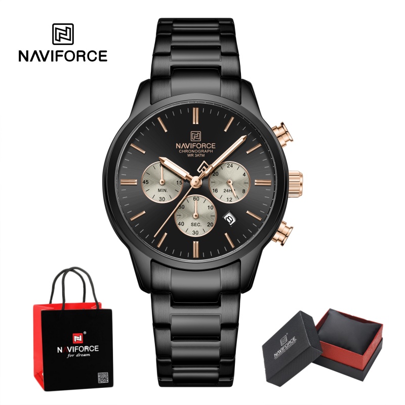 Mens Fashion Bracelet - Orologio da Polso NAVIFORCE per Uomo,
