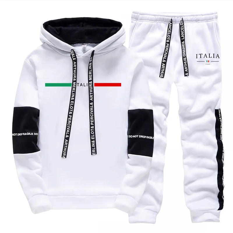 Men'S Fashion For 2026 - Moda Uomo Tuta Stampa Felpe casual