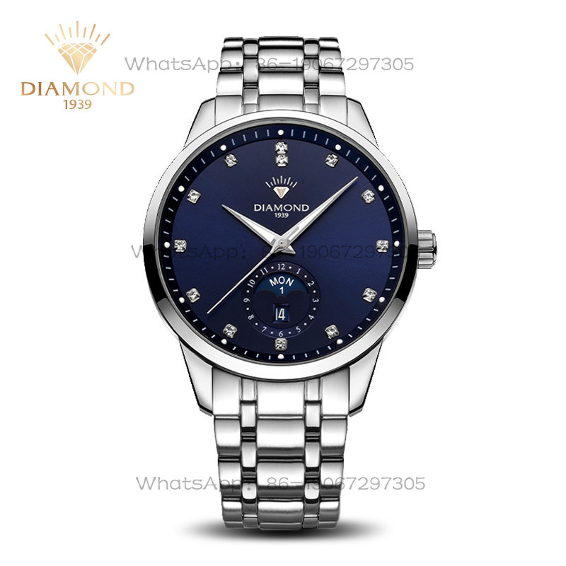 Mens Fashion Bracelet - Orologio meccanico da uomo Shanghai Diamond