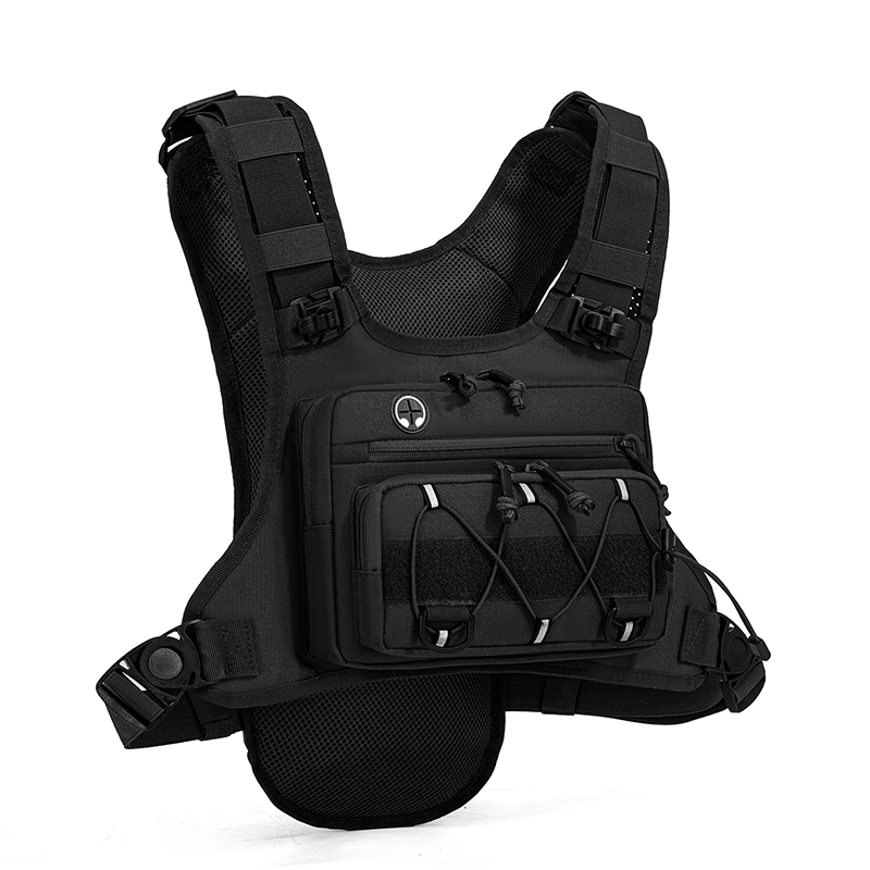 Tactical Vest Men - Borsa Tattica Multifunzione: Gilet Frontale, Zaino,