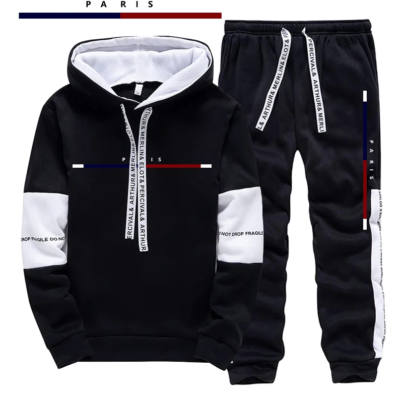 Men'S Fashion Pants - Completo Sportivo da Uomo Stile Parigi