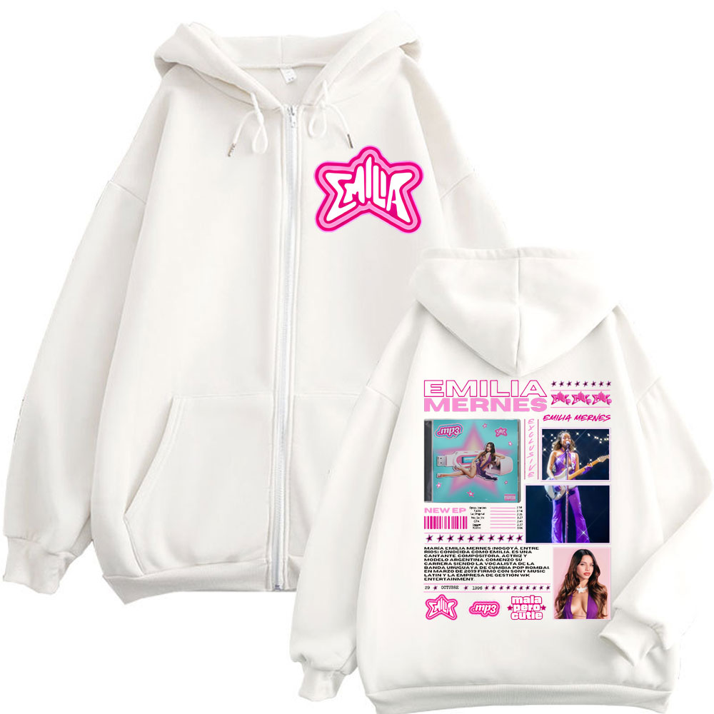 Emilia Mernes MP3 Album Merch  - Mens Fashion Zip Up Hoodies recensione e prezzo