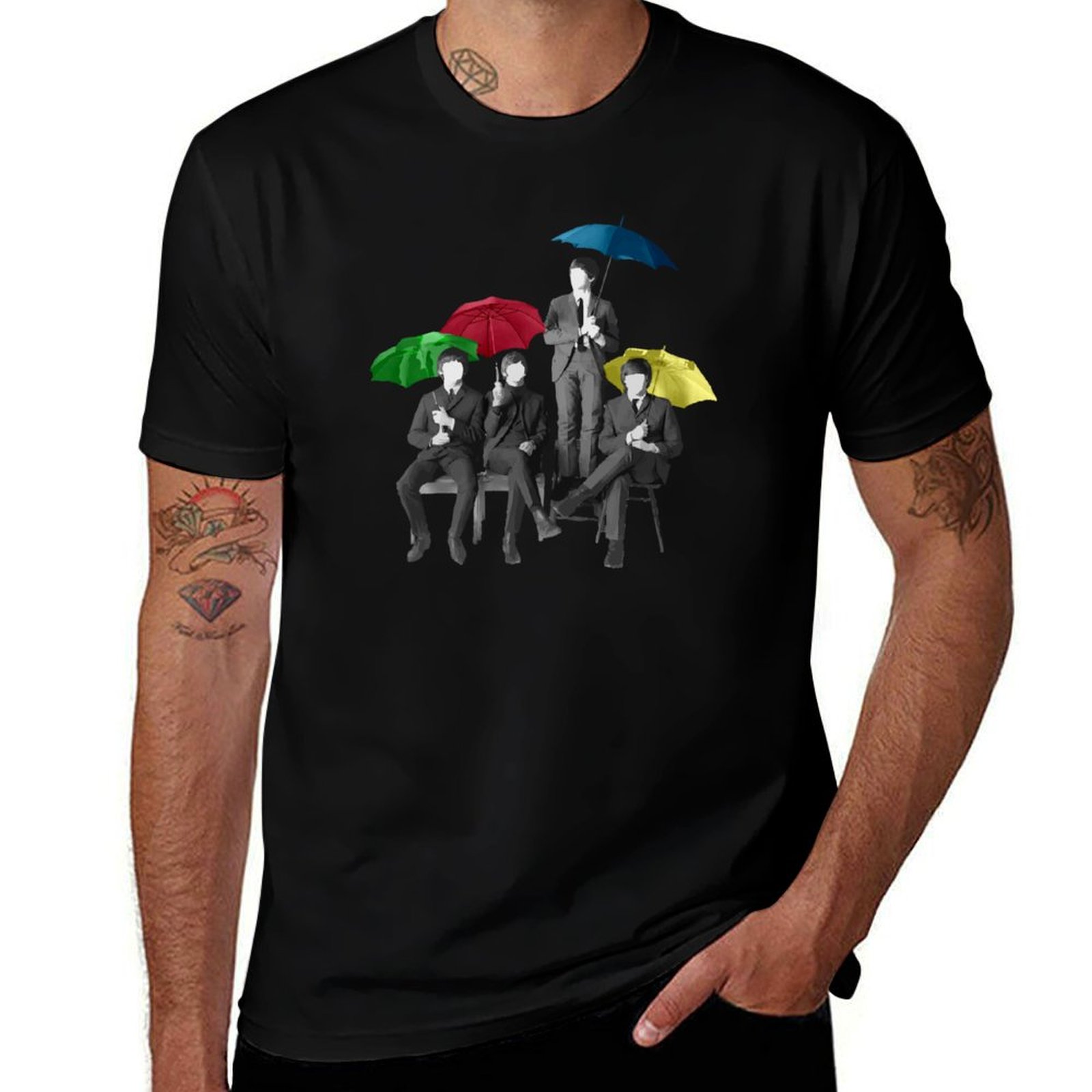 T-shirt Umbrella Fab Four T-sh - Men'S Fashion Umbrella recensione e prezzo