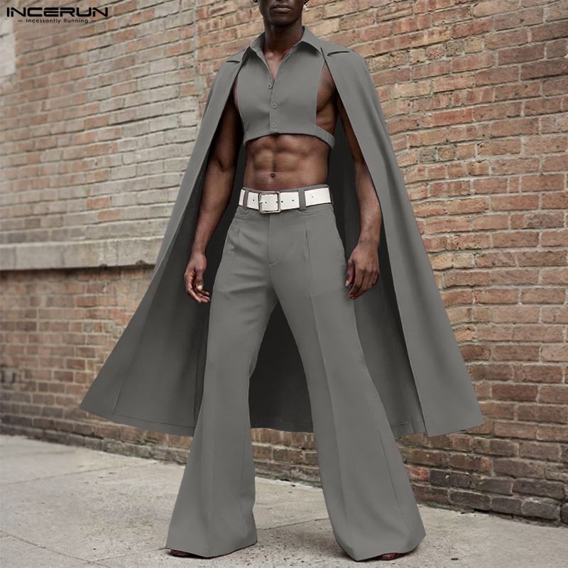 INCERUN Completi da Uomo Tinta - Men'S Fashion Pants recensione e prezzo