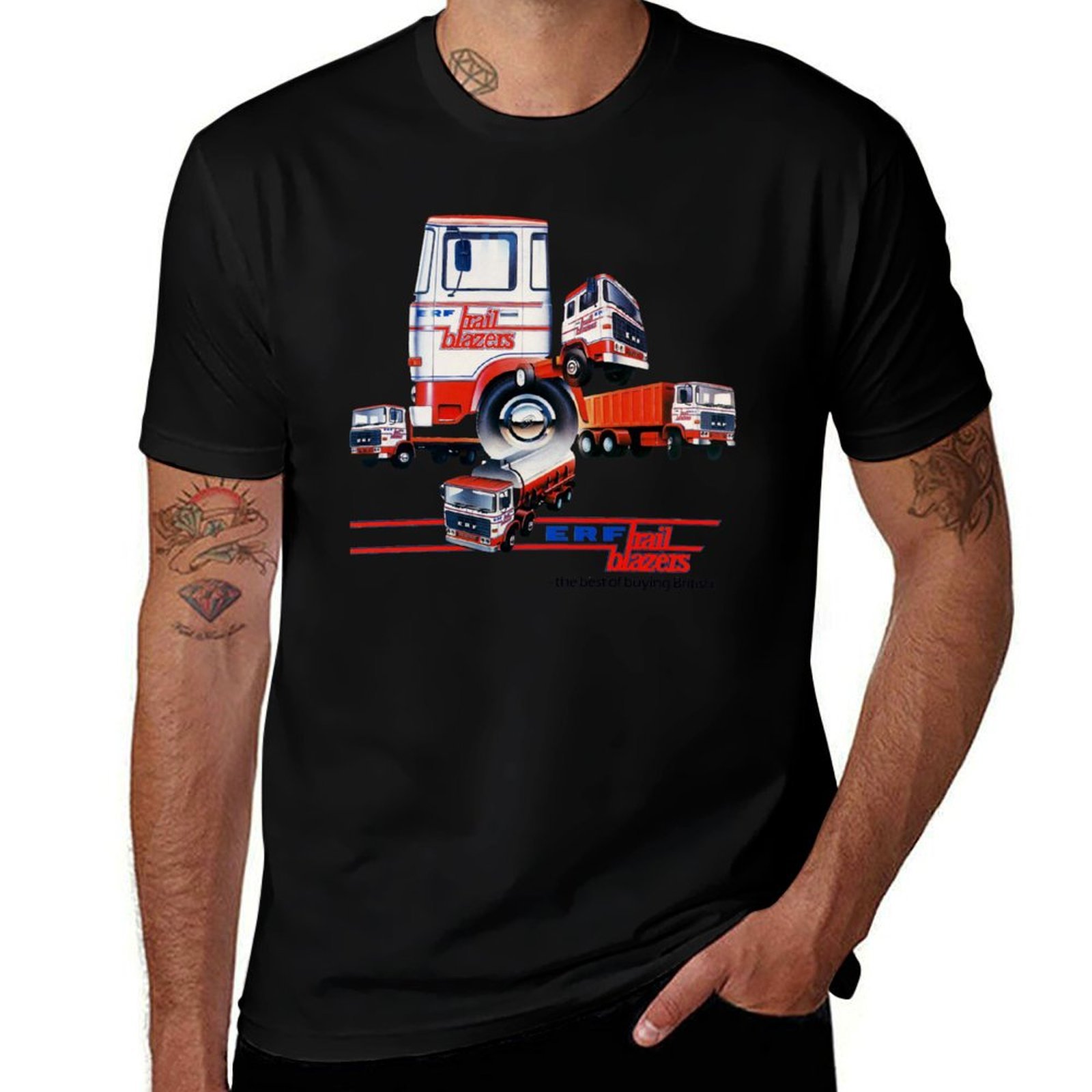 ERF TRUCKS - T-Shirt con Stamp - Mens Fashion In 1980S recensione e prezzo
