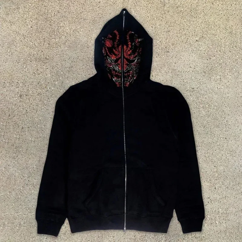 Donna Uomo Y2K Moda Felpa con  - Mens Fashion Zip Up Hoodies recensione e prezzo
