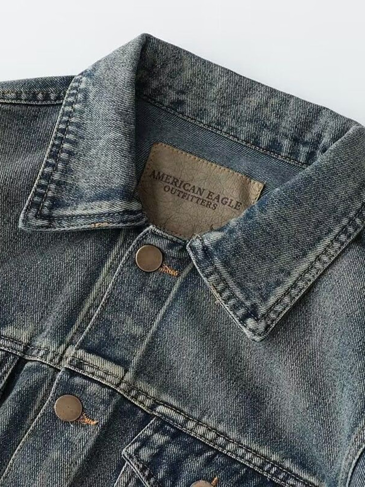Autunno e primavera nuova moda - Denim Jacket Vintage recensione e prezzo