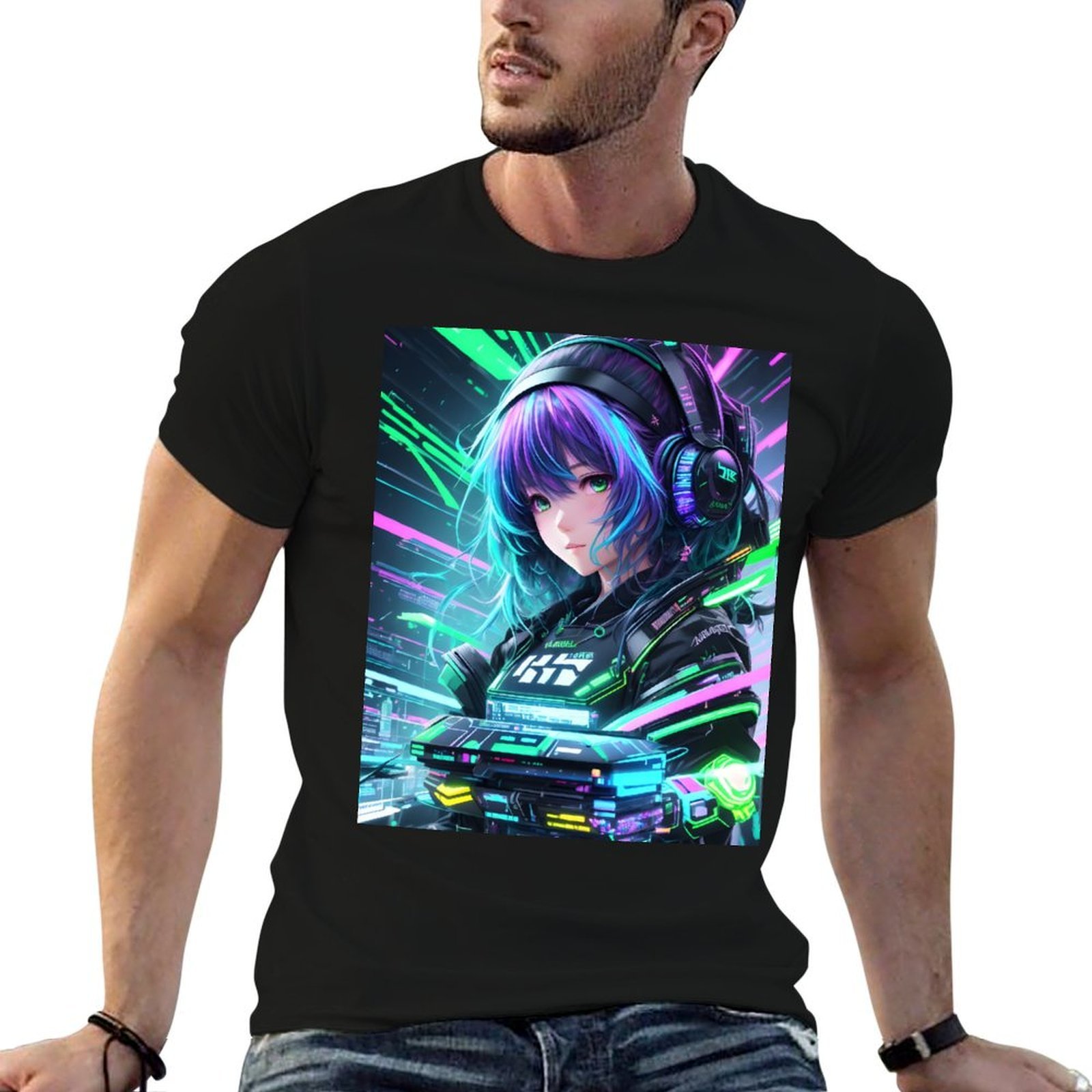 Hacker Girl - T-shirt Cyberpun - Mens Fashion Hacks recensione e prezzo