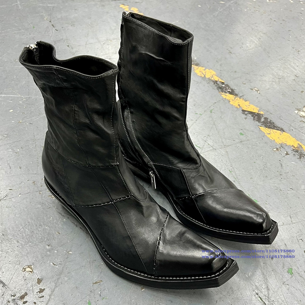 Stivali da uomo in pelle nera  - Chelsea Boots Men recensione e prezzo