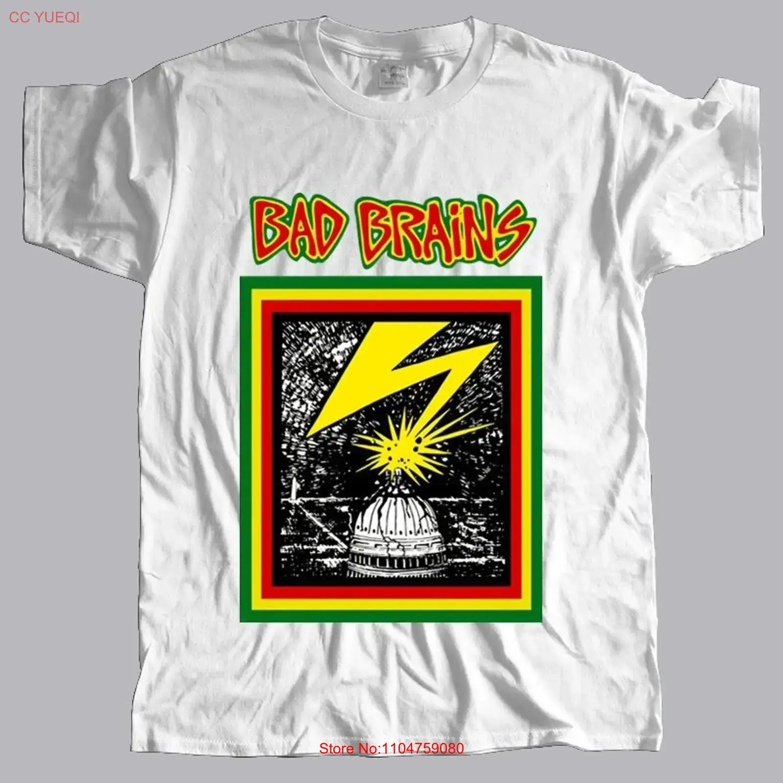 T-shirt BAD BRAINS 1980s PUNK  - Mens Fashion In 1980S recensione e prezzo