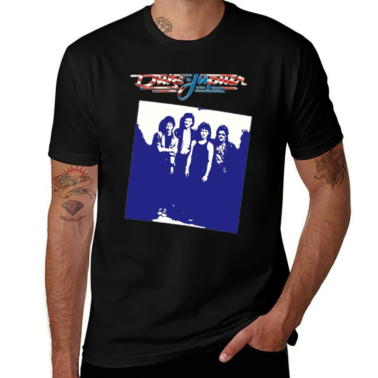 T-shirt Duke Jupiter American  - Mens Fashion In 1980S recensione e prezzo