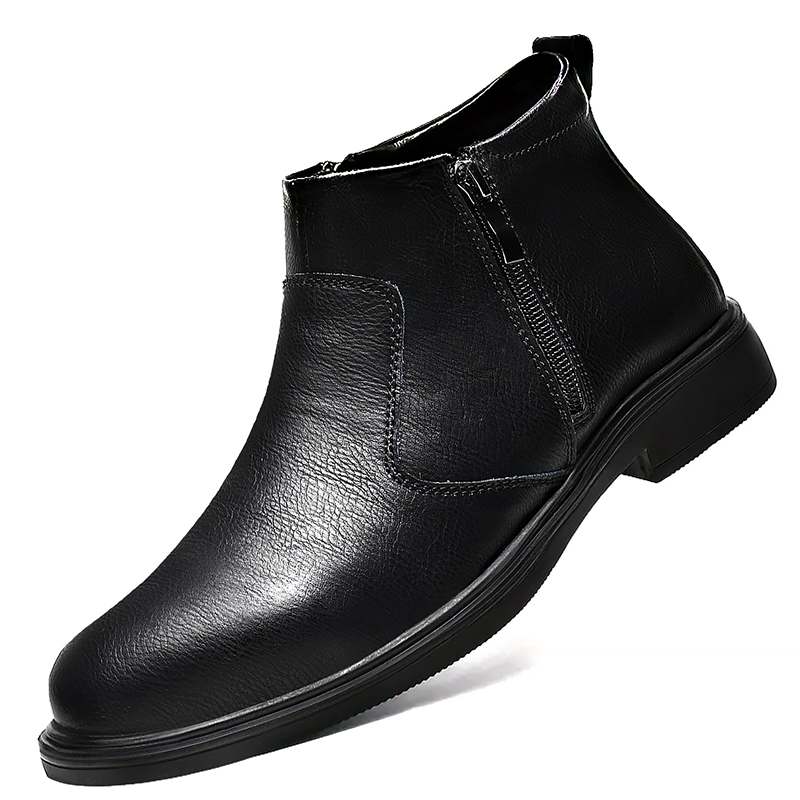 Nuove Scarpe in Pelle con Zip  - Chelsea Boots Men recensione e prezzo