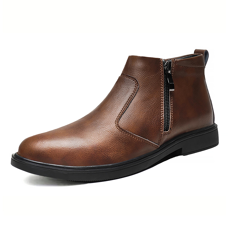 Nuove Scarpe in Pelle con Zip  - Chelsea Boots Men recensione e prezzo