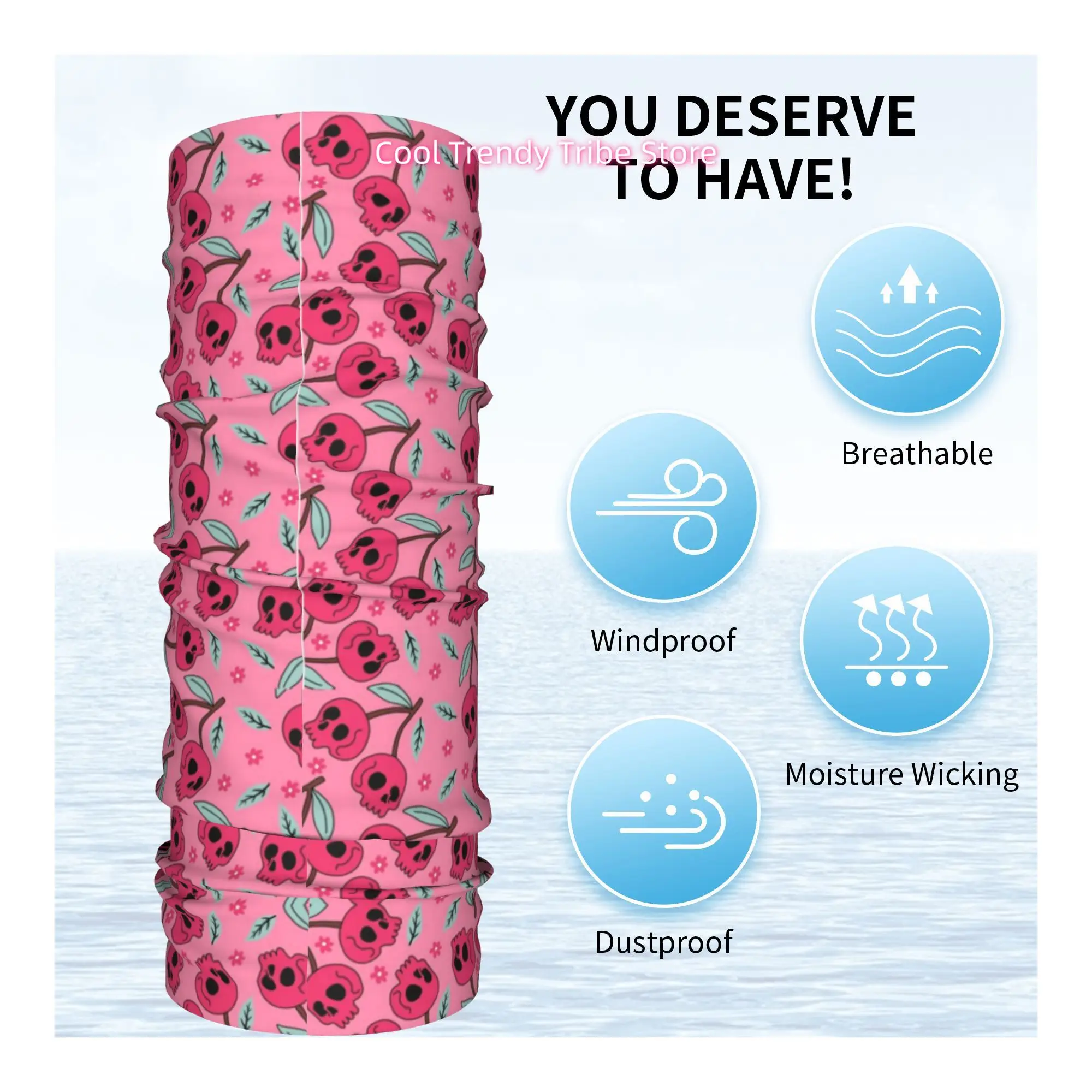 Foulard/Bandana Rosa Teschio e - Men Fashion Hair Style recensione e prezzo
