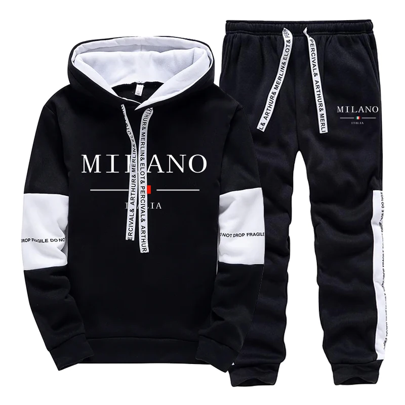 Completo da Uomo/Felpa con Cap - Men'S Fashion Pants recensione e prezzo