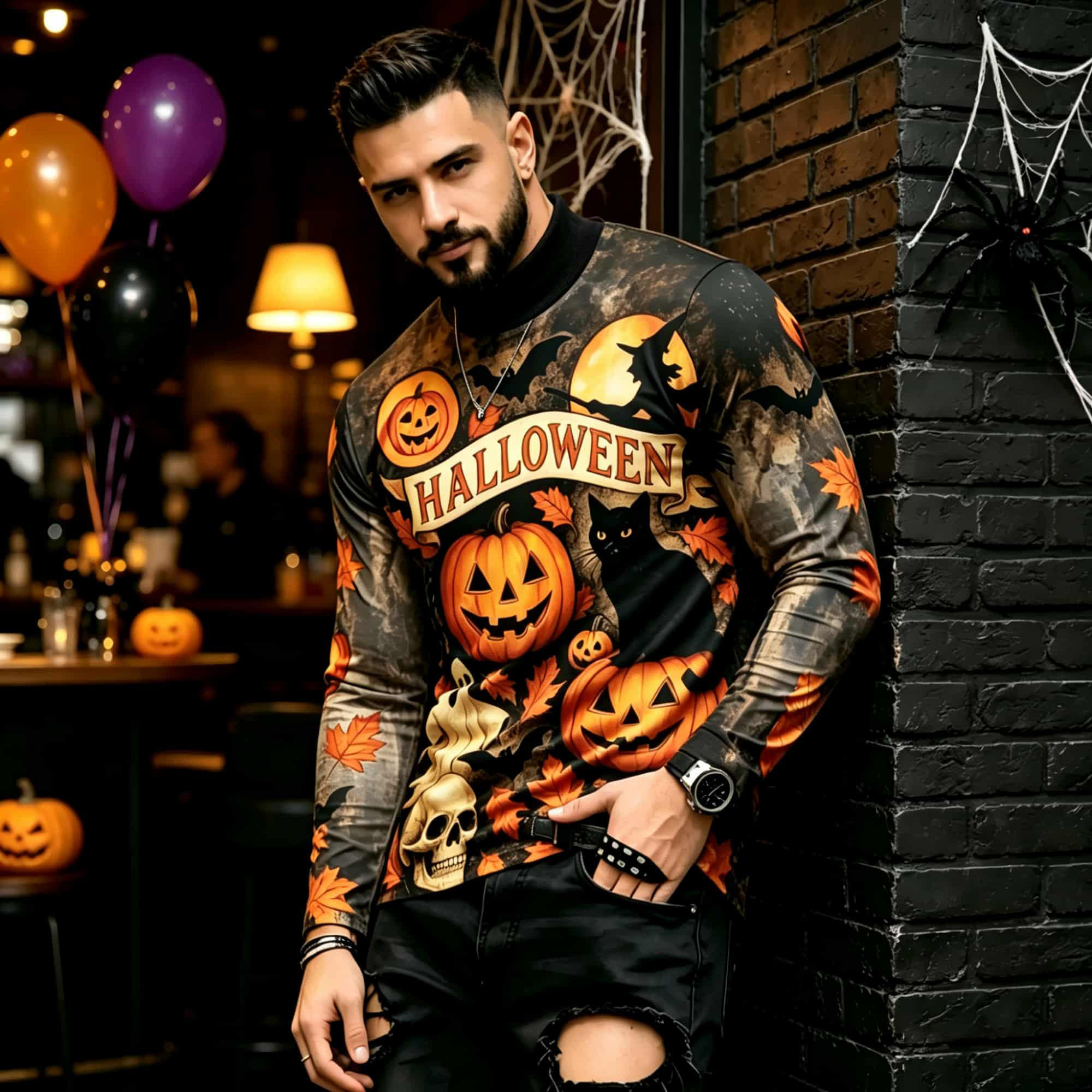 T-shirt a maniche lunghe con s - Mens Fashion Style recensione e prezzo