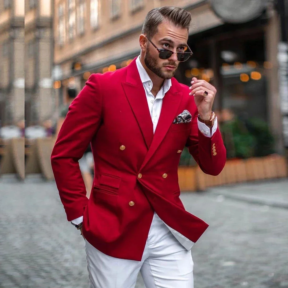 Completo Uomo Elegante Rosso c - Mens Fashion Blazer recensione e prezzo