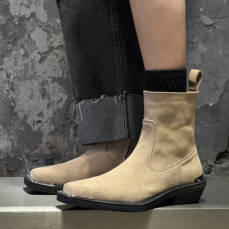 Stivali da uomo in pelle scamo - Chelsea Boots Men recensione e prezzo