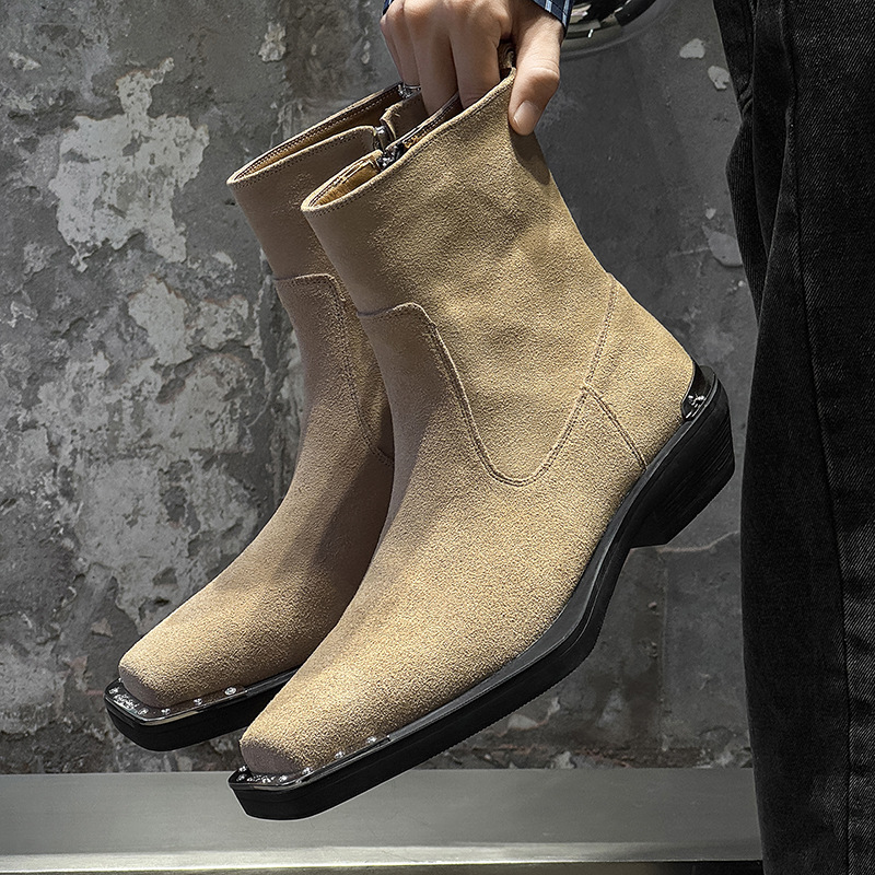 Stivali da uomo in pelle scamo - Chelsea Boots Men recensione e prezzo