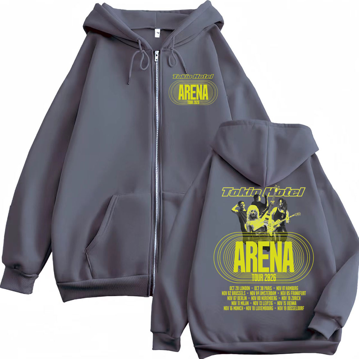Felpe con cappuccio con cernie - Mens Fashion Zip Up Hoodies recensione e prezzo