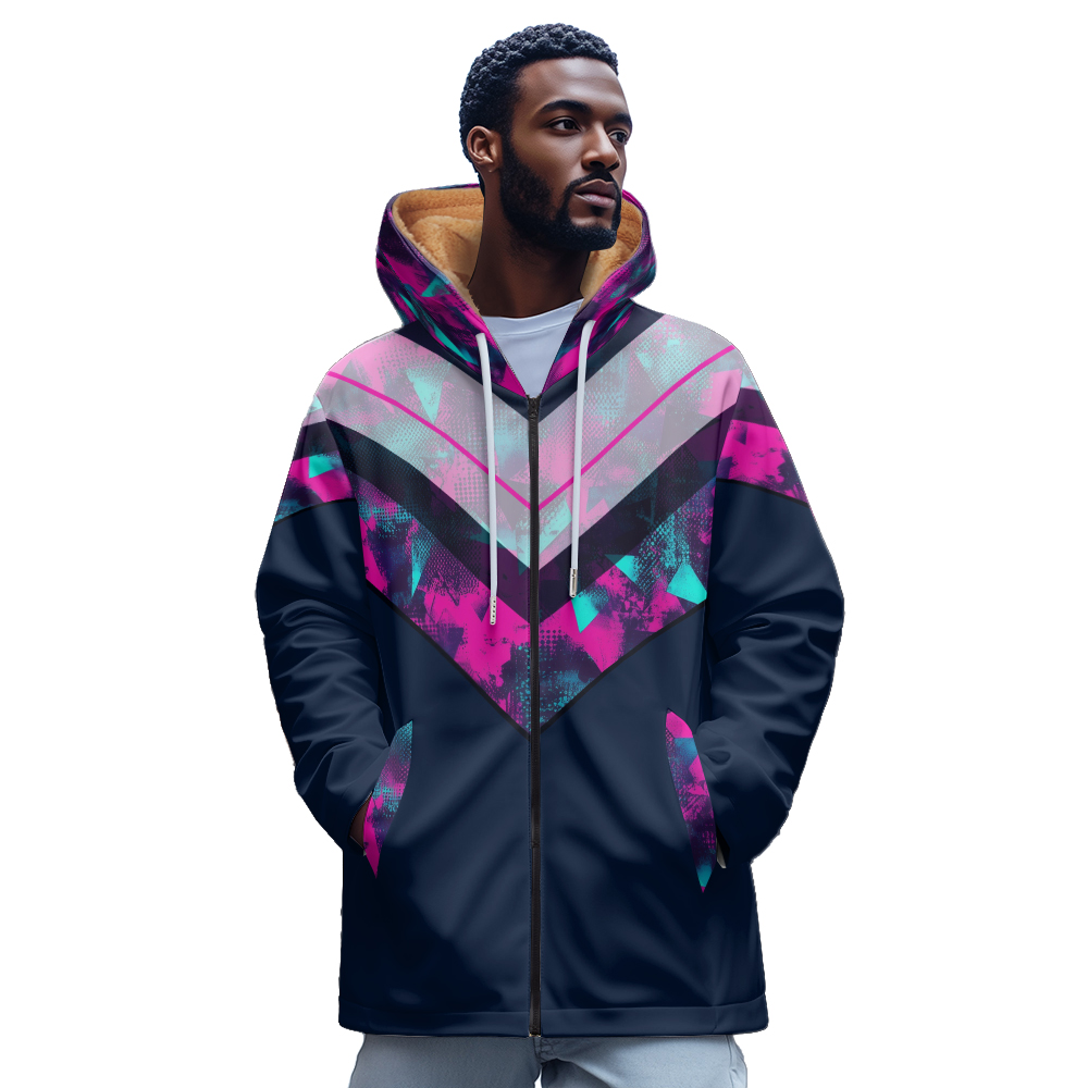 Fiore di lusso 3D stampato mod - Mens Fashion Zip Up Hoodies recensione e prezzo