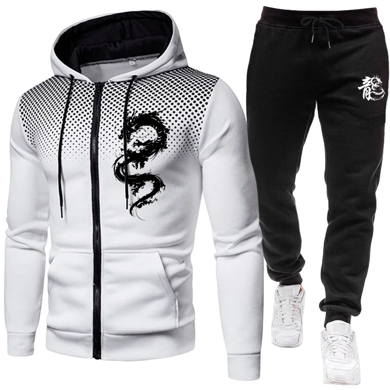 Set da Uomo con Stampa Drago d - Men'S Fashion Pants recensione e prezzo