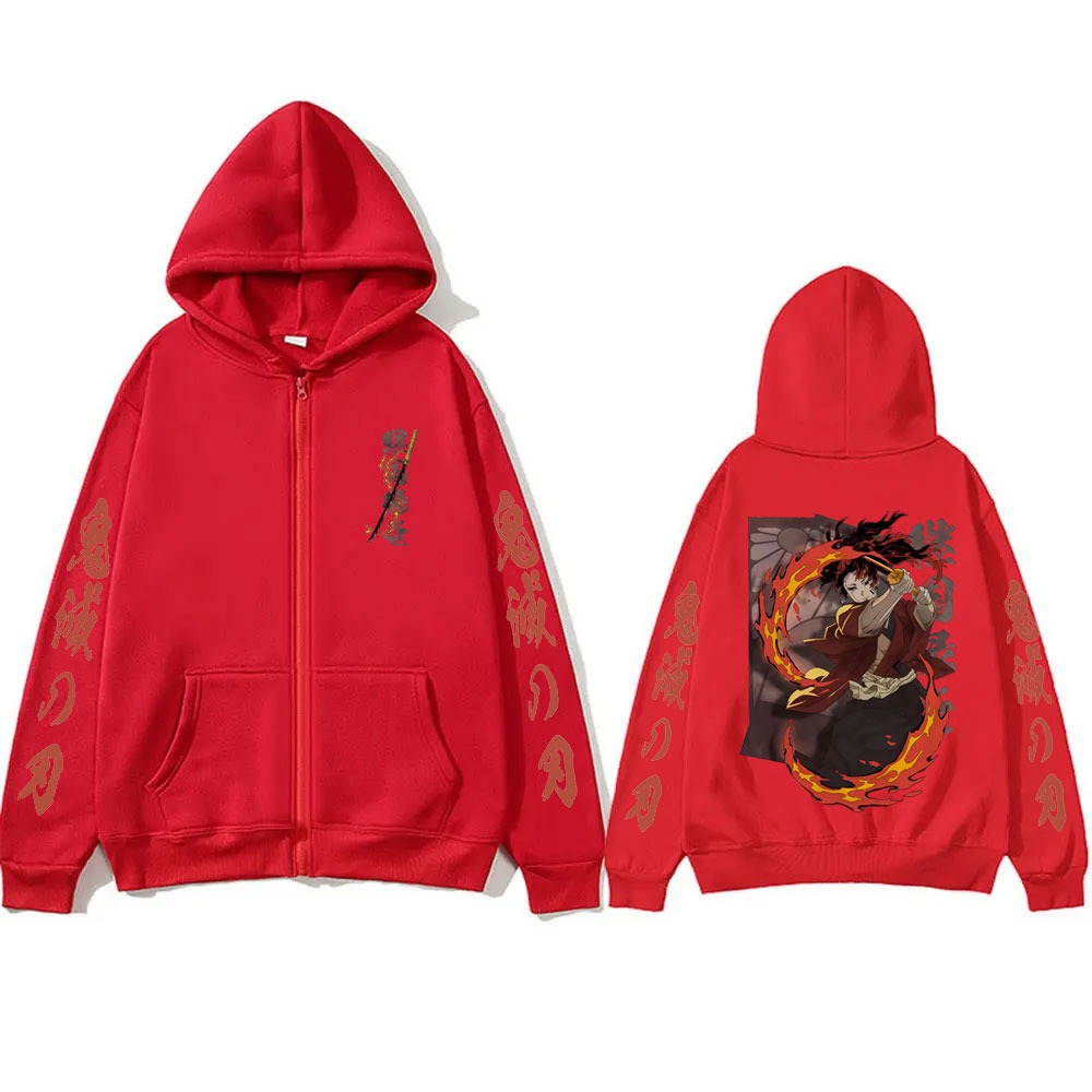 New Demon Slayer Tsugikuni Yor - Mens Fashion Zip Up Hoodies recensione e prezzo