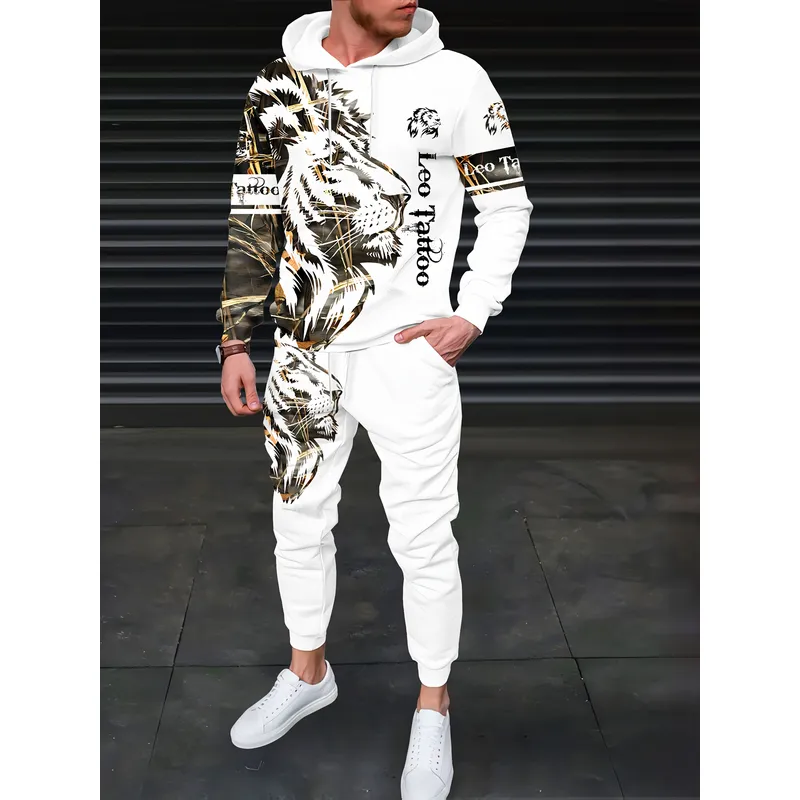 2026 Set 2 Pezzi Casual: Felpa - Mens Fashion Style recensione e prezzo