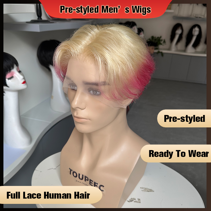 Parrucca da uomo pre-stilizzat - Men Fashion Hair Style recensione e prezzo